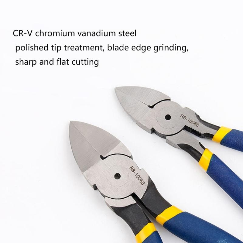 Diagonal Cutter Diagonal Cutting Pliers Wire Stripping Tool Side Cutter Cable Burrs Electricians Repair Tool