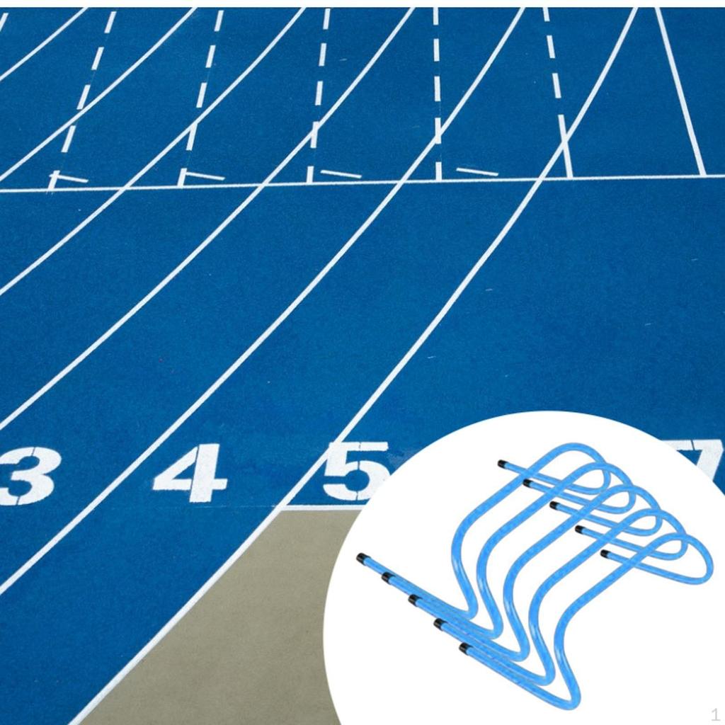 5 Pieces Agility Hurdles Speed Training Equipment for Outdoor Sports