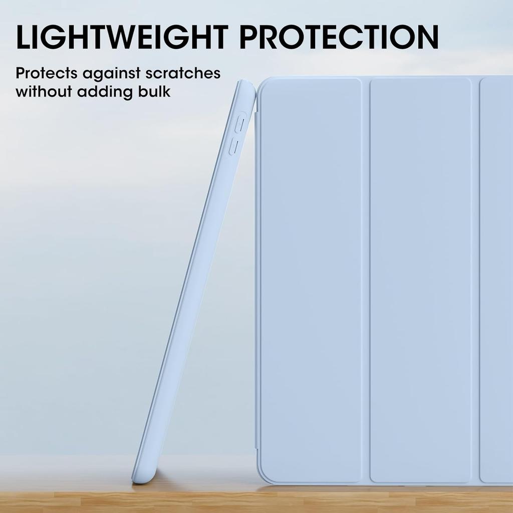 For Samsung Galaxy Tab S10/S10 FE 11'' 10.9'' SM-X720 SM-X520 Tri-fold Flip Case Magnetic Stand PU Leather Protective Cover