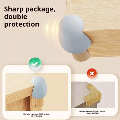 Yousheng 4/8Pcs Cartoon Tree Furniture Corner Protector Anti-collision Baby Proof Self-adhesive Table Desk Right Angle Sharp Edges Corner Guard Bumper