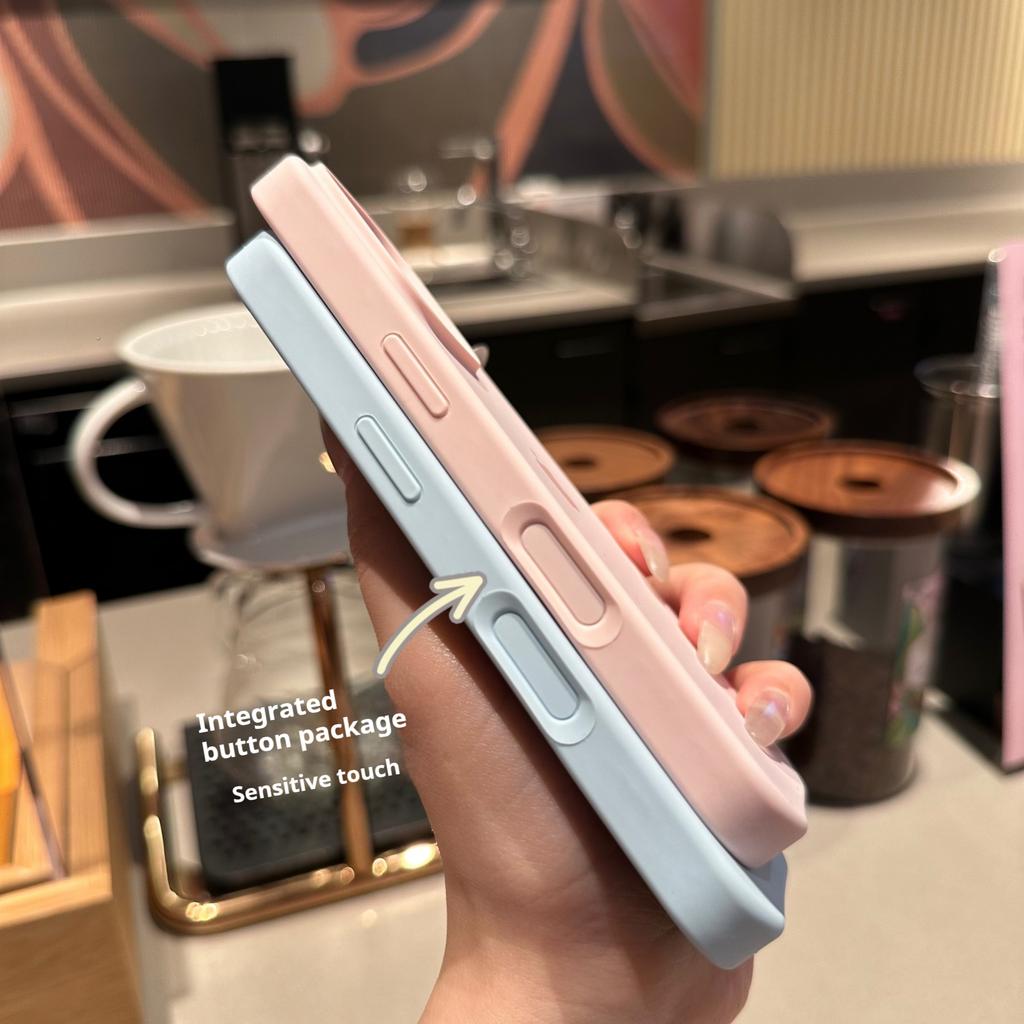 For iPhone 11 12 13 14 15 16 Series Colorful Silicone Cases-Combining Protection and Style.
