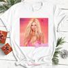 Britney Spears Bühnen-Erinnerung Alle Größen Weißes T-Shirt Für Fans Td077 Vintage Dehnbar Atmungsaktiv Stilvoll Bequem
