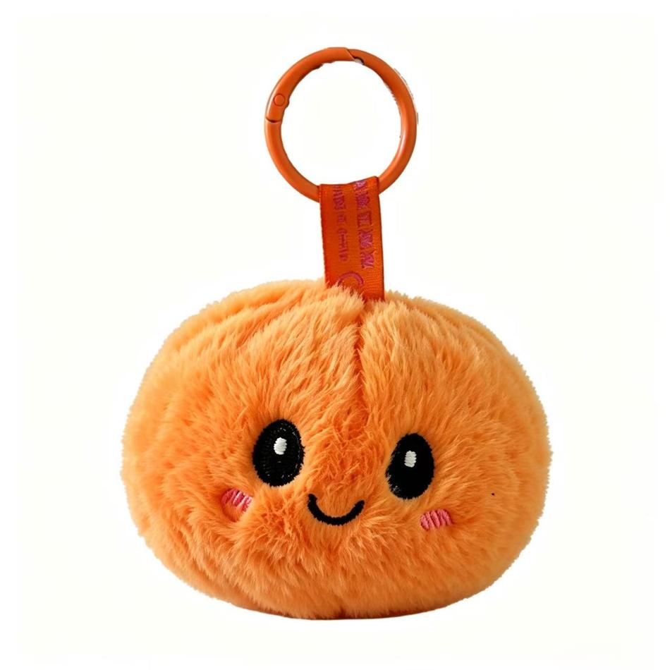 In Stock Steamed Bun Plush Keychain Simulation Dumpling Plush Pendant Random Style Collectible Blind Box for Kids Gift