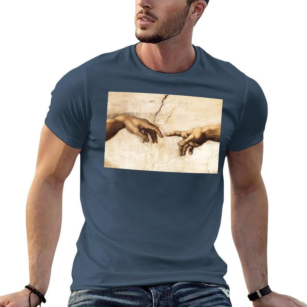 Creazione di Adamo T-shirt T-shirt per Unisex T-shirt Unisex 100% Cotone Brand di Lusso T-shirt per Unisex Maglietta in Cotone