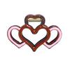 Heart-Shaped Hair Claw Non-slip Teeth Hollow Design Hairpin Large Size Back Head Shower Hair Claw Hair Styling Accessory