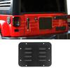 Tailgate Spare Tire Delete Exhaust Air Vent Cover Trim For Jeep Wrangler JK 07+