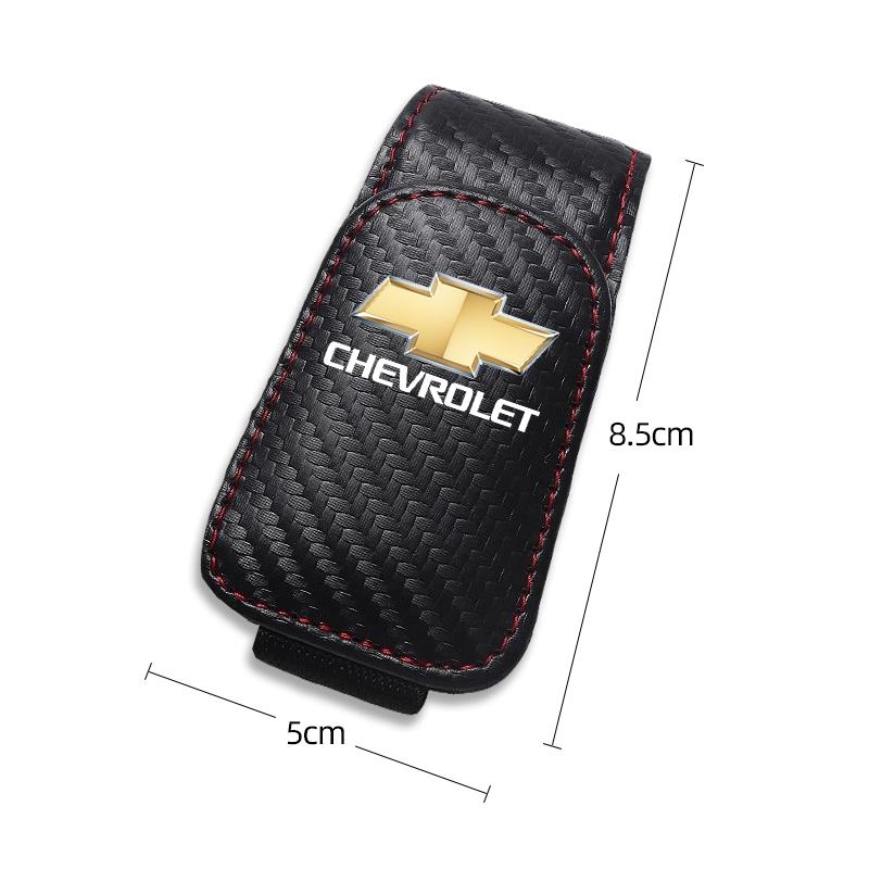 Car Leather Glasses Clip Sun Visor Ticket Card Storage Clamp For Chevrolet Cruze Malibu Colorado Suburban Equinox Blazer Trax