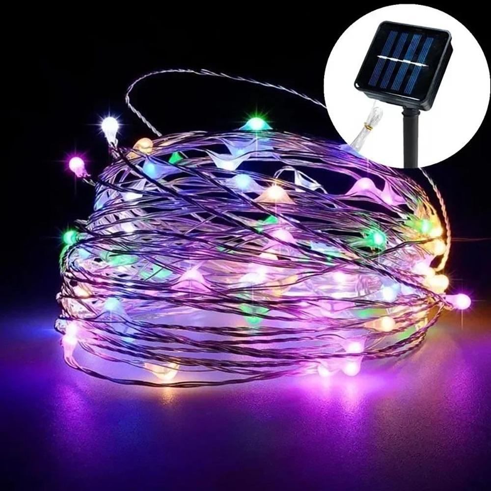 Runtowo LED Fairy String Lights, 8 Functions Outdoor Solar Power Light Garland ,Wedding Party Christmas Lamp For Tree Decor