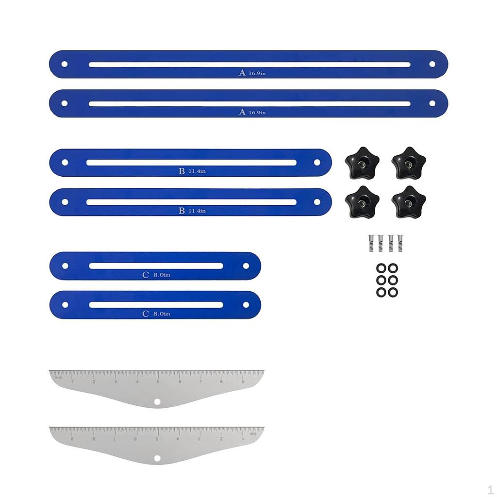 Stair Tread Template Tool Measuring Tool,Metal Layout Tool,Easily Operate Flexible Jig