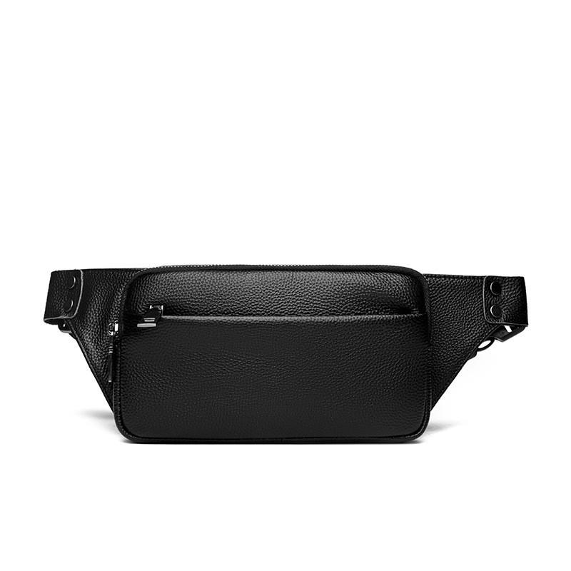 

Business Waist Bag Men s Chest Crossbody Retro Waterproof Shoulder