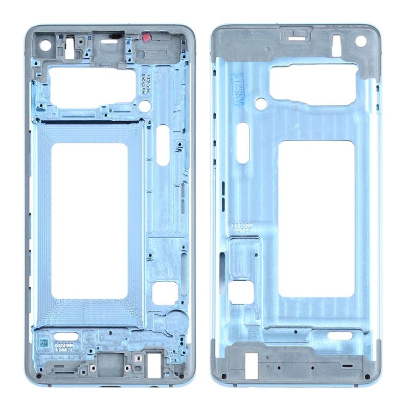 S10 Middle Frame Bezel Plate For Samsung Galaxy S10 G973 G973F SM-G973U SM-G973W Metal Housing Middle Frame With Side Keys