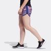 Adidas Abstract Pattern Printed Elastic Waist Running Shorts Women Shorts Purple FL7253