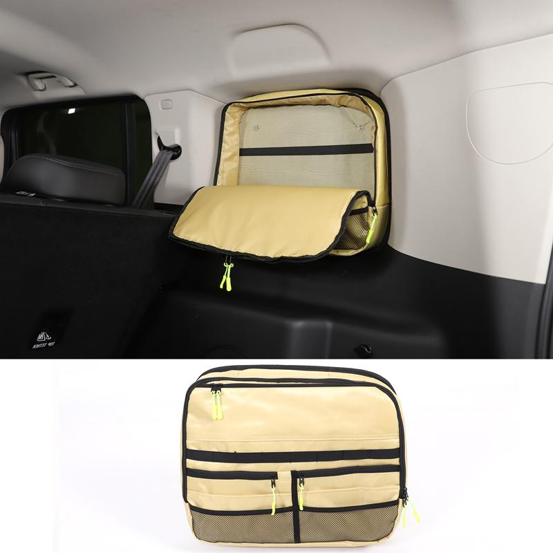 

Car Rear Trunk Side Window Storage Bag Large Capacity Multi-Pocket Organizer For Great Wall Haval H9 2024 2025 Car Accessories