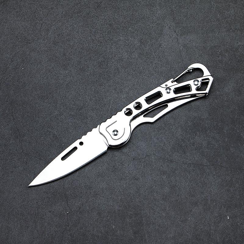 Outdoor Protable Stainless Steel Sharp Paring Folding Knife Pocket EDC Utility Knife for Camping Fruit Cutting Tool