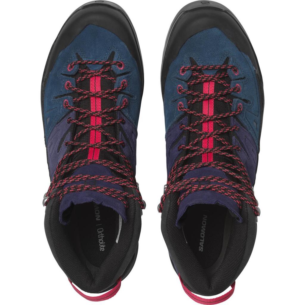 SALOMON X-Alp Mid Ltr Gtx Durable Support Lightweight Mid-Top Running Shoes Unisex Running Shoes Blue Purple 478680