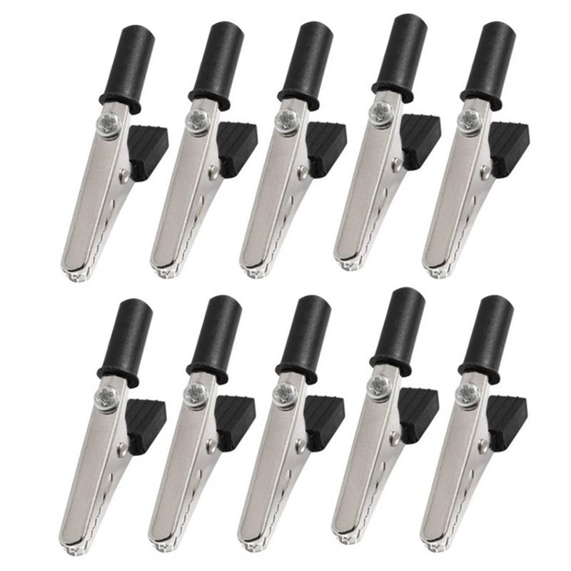 55mm Metal Alligator Clips Electrical Test Clamp Assortment Kit Led Burn-in Test Clip Test Probe for Laboratory Testing