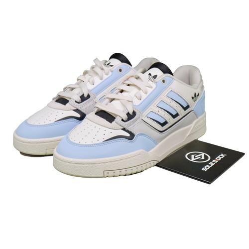 Adidas Originals Drop Step 2.0 Skateboard Shoes JI2073 Unisex White Black Blue