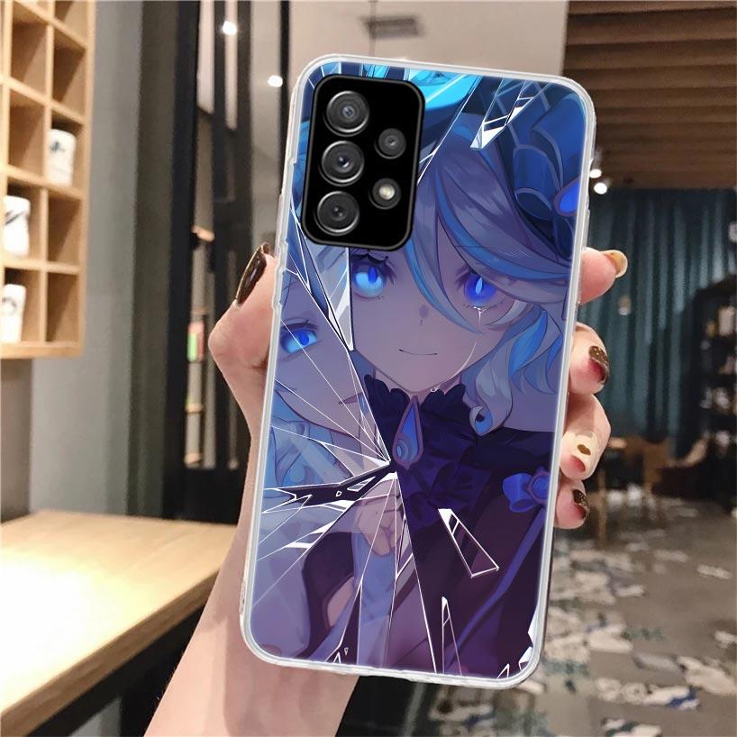 

Genshin Impact Furina Silicon Phone Case For Samsung Galaxy A52 A51 A50S A42 A32 A22 A12 A02S A30S A20S A10S A41 A31 A21S A40 A3 Samsung A20(A30)