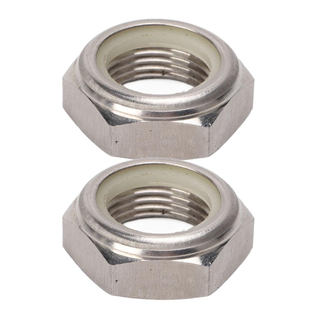 2 Stück Edelstahl Selbstsichernde Mutter 90185?22043 Ersatz für Außenbordmotor