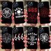Pentagram 666 Demonic Satanic Case For Samsung Galaxy S21 S22 S23 S24 S25 Ultra S9 S10 S25 Plus S24 FE S20 FE Phone Cover