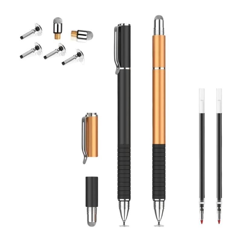 MultiDevice Touch screens Pen With Ballpoint Function High Sensitivity Tip For Androids Tablets Phones Durability Design