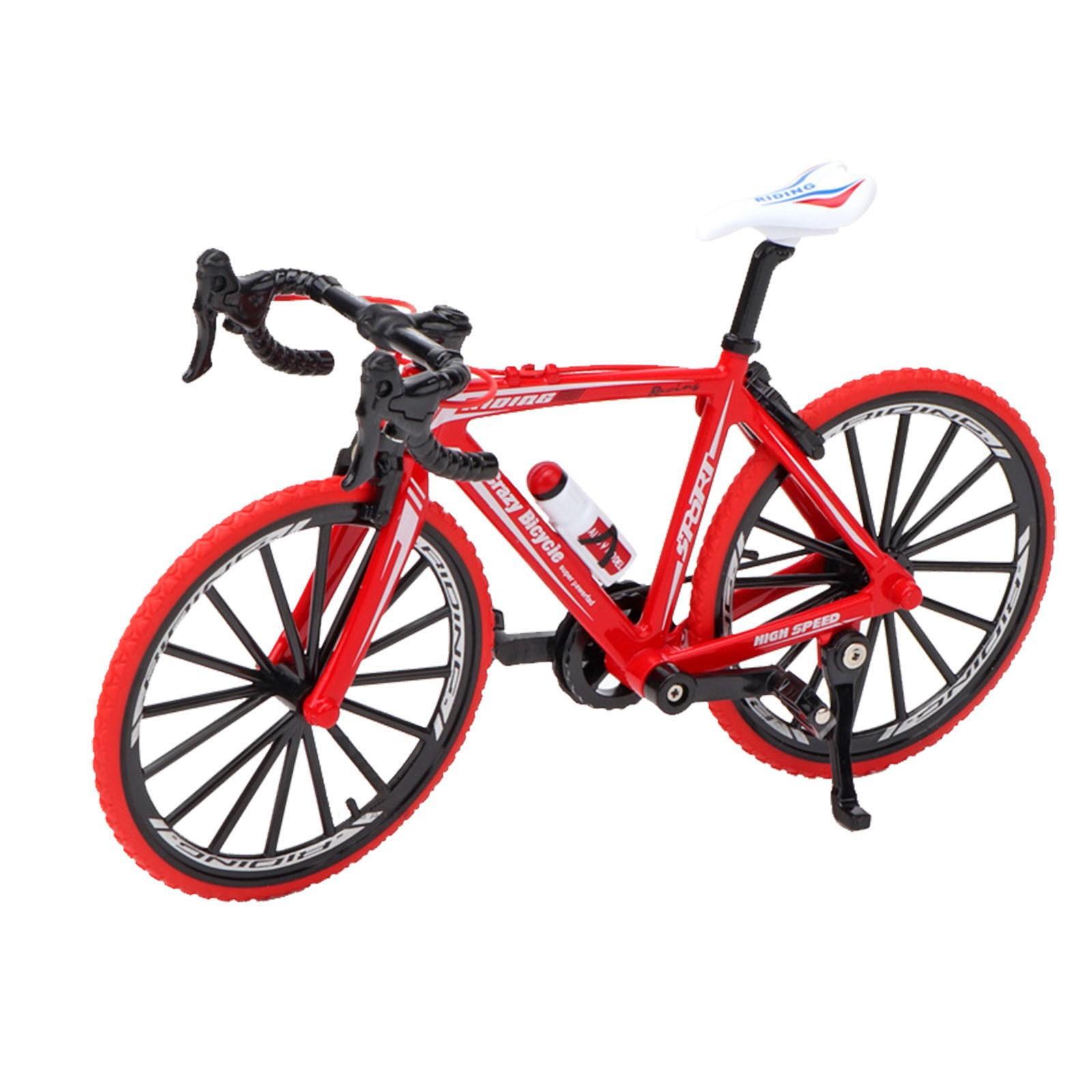 

(Драгоценная память)Детская игрушка сплав мини моделирование городской велосипед украшения украшения красный