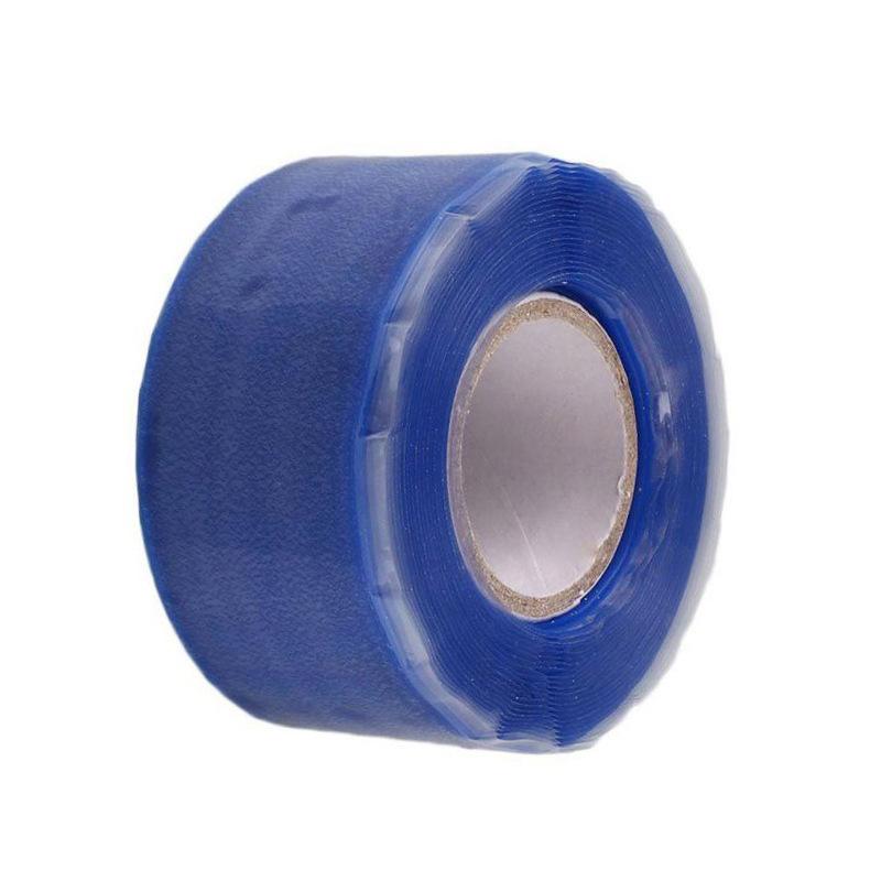Super Sterke Waterdichte Lekdichtende Afdichtende Repareerprestatie Siliconen Lijm Isolerende Kanalisatiebanden Hoogwaardig Materiaal 25mm&1.5m blauw