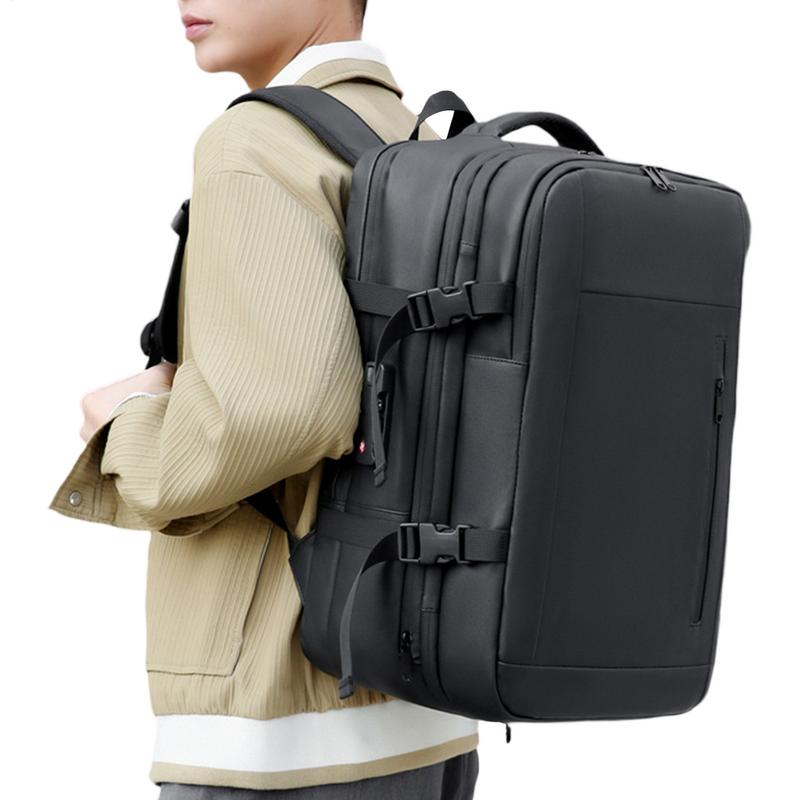 17 Inch Laptop Backpack Vacuum Compression Backpack Business Waterproof School Backpack Expand Outdoor Backpack