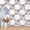 10 Pieces Tile Stickers 30x30cm Self Adhesive Wall Tile DIY Sticker for Kitchen, Bathroom Home Decoration