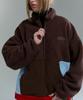Cocancl Candy Block Fleece Zip-Up