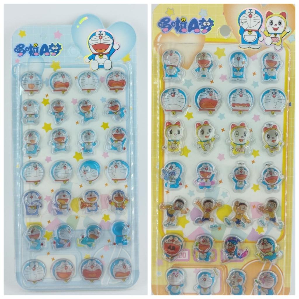 Cute 3D Cartoon Doraemon & Zootopia Stickers, Kids Reward & Journal Decor, Waterproof DIY Scrapbooking Stickers for Crafts