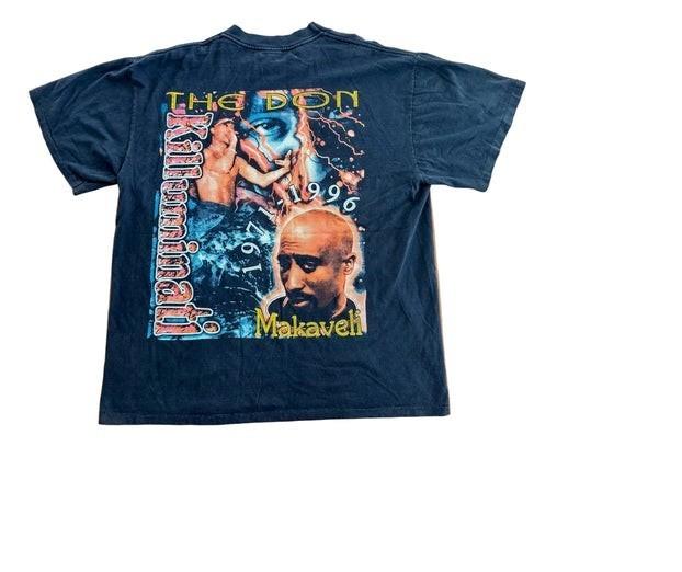 Tupac makaveli the don lilluminati tshirt , vintage music tshirt Unisex T-Shirt S