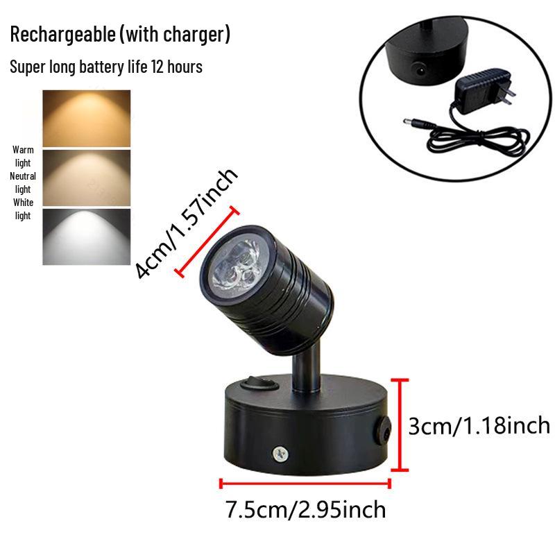 Wireless Jewelry Display Spotlight with Battery