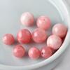 Pink and White Peach Blossom Jade Beads Diy Handmade Beading Material Kit for Chalcedony Bracelet with Persian Jade Accessories