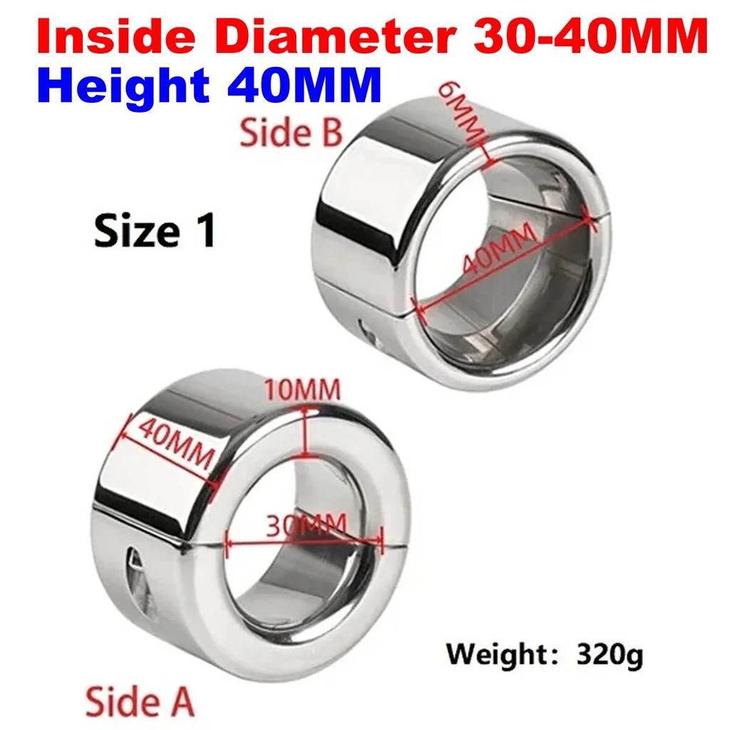 304 Stainless Steel Trumpet Scrotum Pendant Scrotal Restraint Penile Stretcher Penis Pendent Lock Ring Adult Men Sex Toys