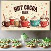 Mug Display Sign Banner Backdrop For Social Christmas Gathering
