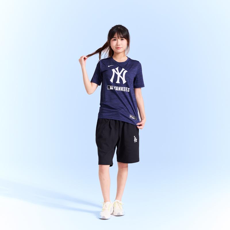 Nike MLB Collaboration T-Shirt Comfortable Classic Versatile Short Sleeve New York Yankees Baseball Team Kids Tops 3Z3B7NMGW-NYY