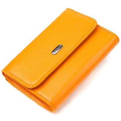 Bright Women's Wallet Made of Genuine Leather Flotar CANPELLINI Wallet 21592 Yellow