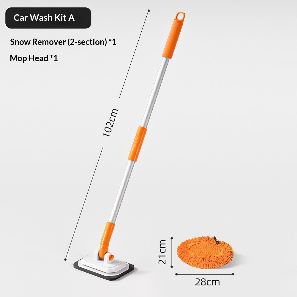 Special Brush for Car Washing Mop with Curved Rod