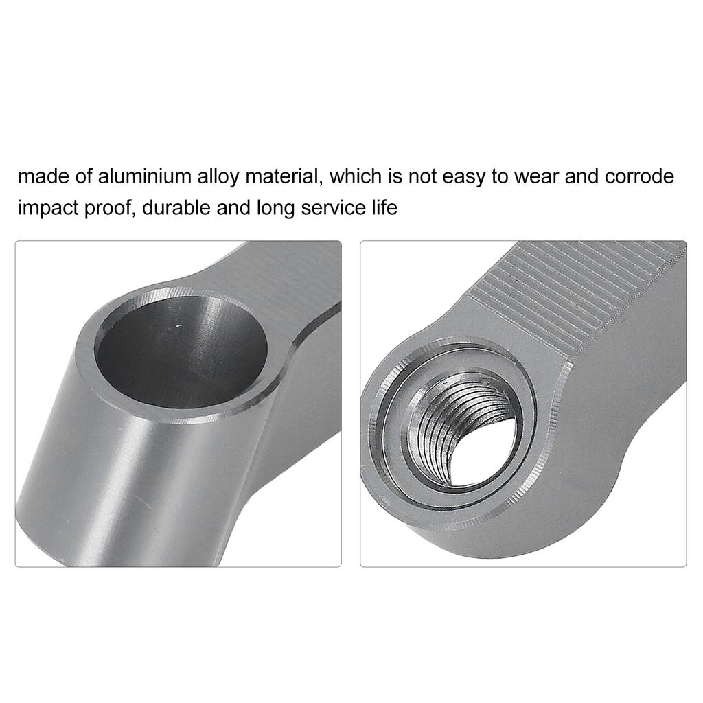 10mm Mirror Risers Extenders Aluminium Alloy Spacers Extension Adapter Kit for F900XR F900R S1000XR S1000R