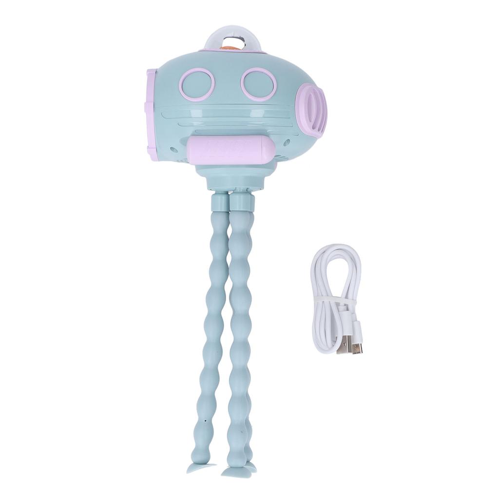 Baby Stroller Cooling Fan Bladeless Portable USB Rechargeable Automatic Oscillating Tripod Fan