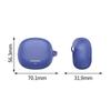 Anti-fall Earphone Case with Carabiner Dustproof Earbuds Cover Shockproof Anti Scratch Charging Box Shell for QCY MeloBuds N60