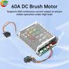 DC10-55V 60A DC Spínač rychlosti pro kartáčový motor Nastavitelný regulátor rychlosti pro dopředný a zpětný chod Modul 12V 24V 36V 48V
