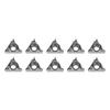 Set mit 10 Hartmetall-Drehplatten TCGT110204AK N01 für die kontinuierliche und unterbrochene Bearbeitung von Aluminium- und Stahlteilen