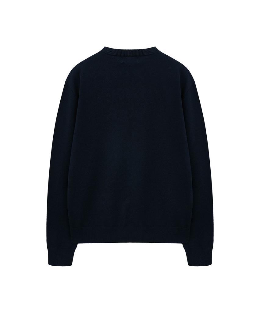 BIG UNION Classic Crewneck Knit (Navy)
