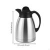 Insulated Kettle Stainless with AntiDrip Spout Heat Retention Thermal Carafe for