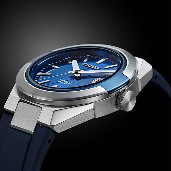 Citizen Men's NA1005-17L ( Watch Series 8 Mechanical 870 Mechanical) Round Watch Blue Stainless