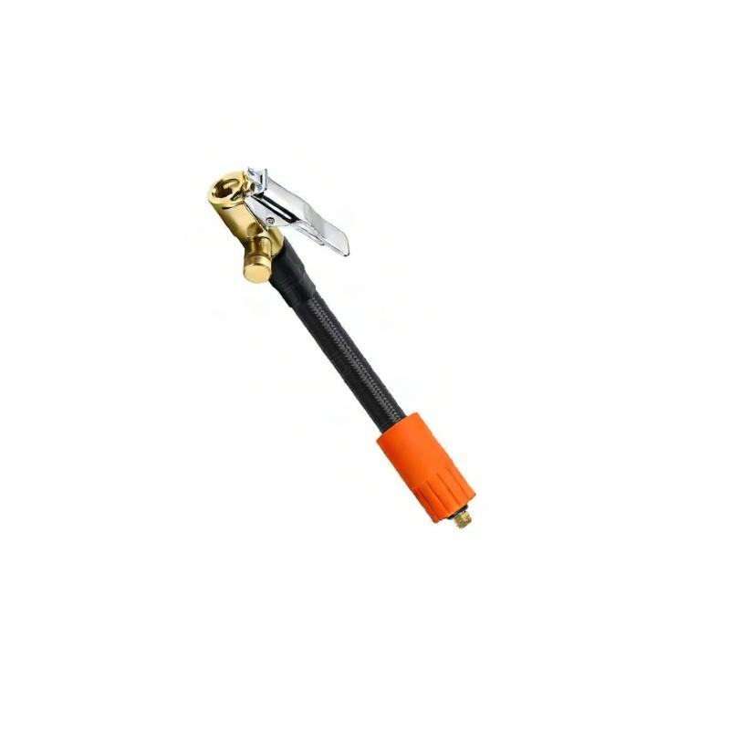 16cm-100cm Air Pumps Hose Connector with Locking Air Chuck Standard Tire Valves Fine Thread Tire Inflator Hose Adapter