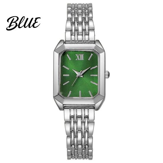 Gold Plated Watch for Women Ladies Light Luxury Style Square