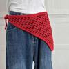 Hollowout Design Head Scarf Multiuse Head Wrap Bandana Crochet Hip Scarf For Women Girl Daily Use and Travel Dressingup